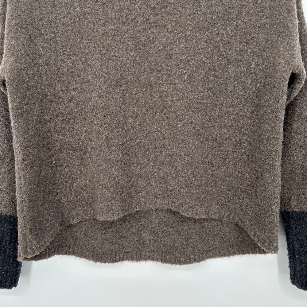 Eleventy Boiled Wool Blend Color Block Turtleneck… - image 3